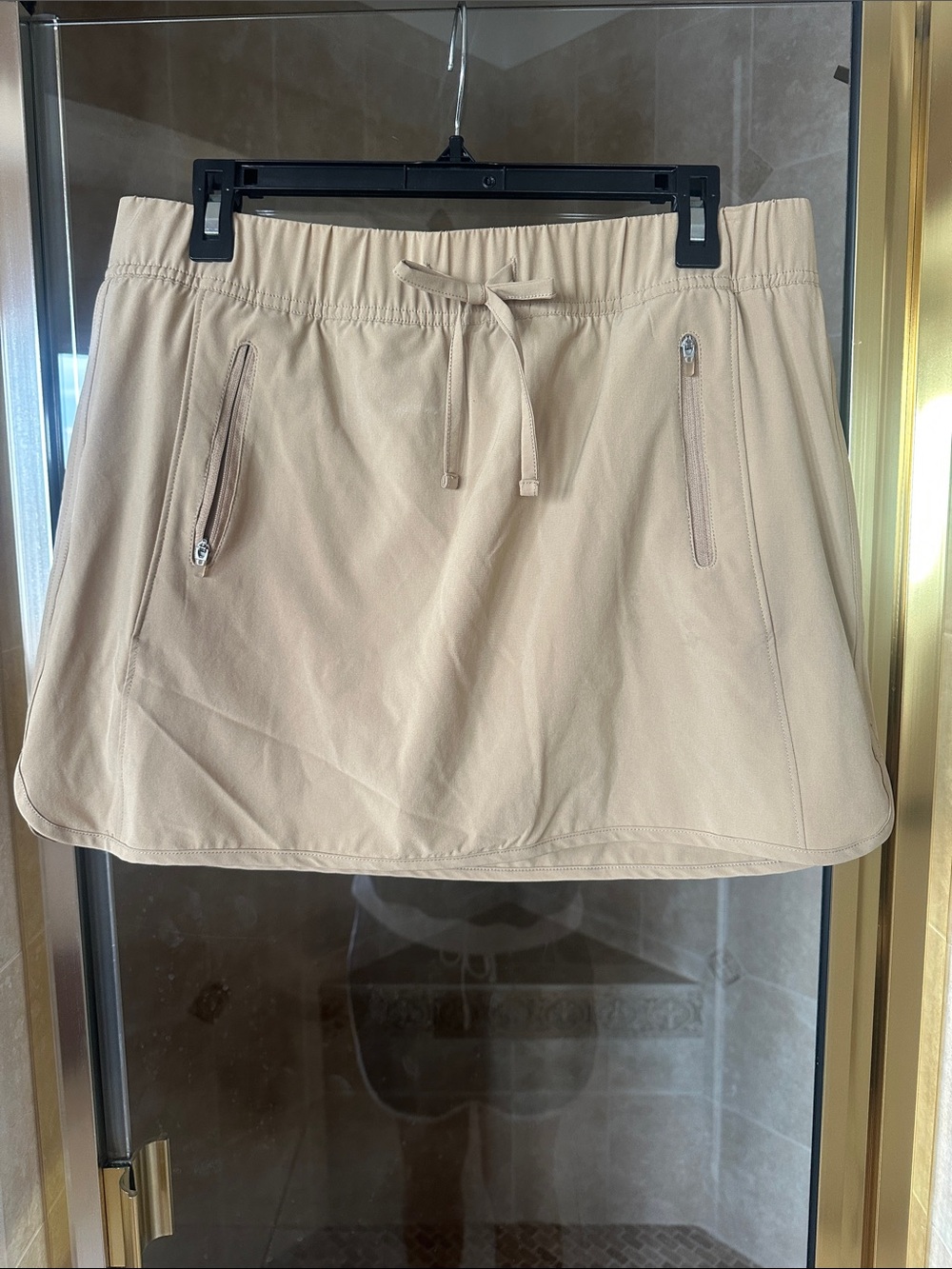 Reel Legends Beige Women's Drawstring Active Skort - size M